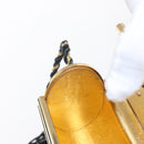 SAINT LAURENT Chain Cassandra Shoulder Bag plastic Gold Auth 146564SAM-24