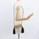 SAINT LAURENT Chain Cassandra Shoulder Bag plastic Gold Auth 146564SAM-25