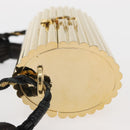 SAINT LAURENT Chain Cassandra Shoulder Bag plastic Gold Auth 146564SAM-5