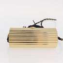 SAINT LAURENT Chain Cassandra Shoulder Bag plastic Gold Auth 146564SAM-6