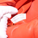 BOTTEGA VENETA Chain Shoulder Bag Leather Orange Gold Auth 146565SAV-11