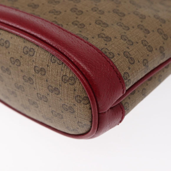 GUCCI Micro GG Supreme Doraemon Collaboration Bag PVC Beige 647801 Auth 146566SM