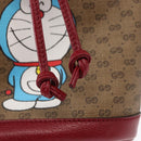 GUCCI Micro GG Supreme Doraemon Collaboration Bag PVC Beige 647801 Auth 146566SM-15