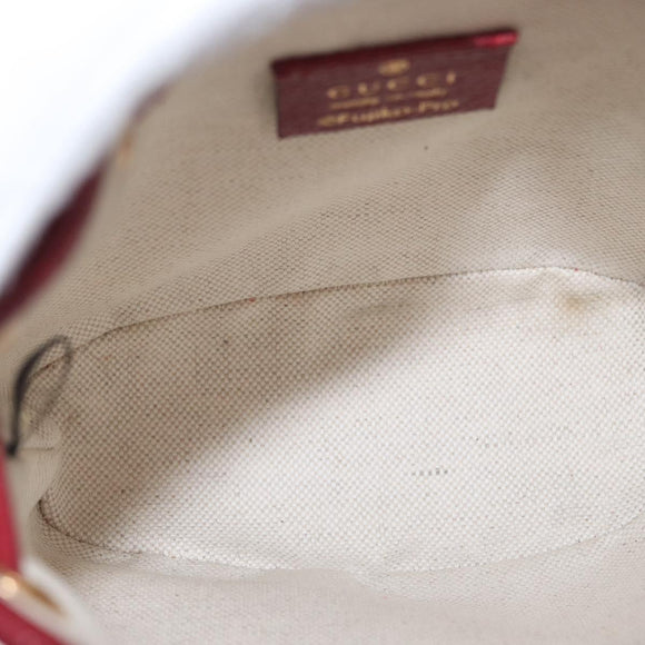 GUCCI Micro GG Supreme Doraemon Collaboration Bag PVC Beige 647801 Auth 146566SM