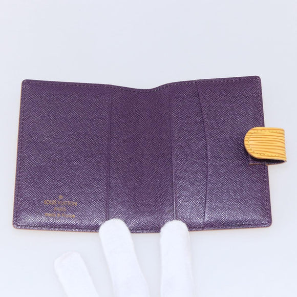 LOUIS VUITTON Epi Agenda Mini Day Planner Cover Tassili R20059 Auth 146568V