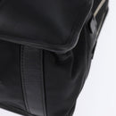 PRADA Business Bag Nylon Black Silver Auth 146573-14