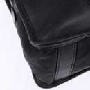 PRADA Business Bag Nylon Black Silver Auth 146573-15