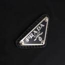 PRADA Business Bag Nylon Black Silver Auth 146573-17