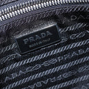 PRADA Business Bag Nylon Black Silver Auth 146573-18