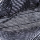 PRADA Business Bag Nylon Black Silver Auth 146573-10