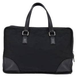 PRADA Business Bag Nylon Black Silver Auth 146573 - 0