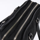 PRADA Business Bag Nylon Black Silver Auth 146573-6