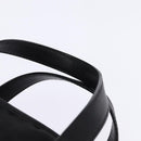 PRADA Business Bag Nylon Black Silver Auth 146573-8