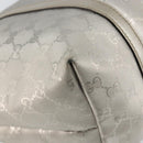 GUCCI GG Implementation Tote Bag Silver 197953 Auth 146574-16