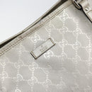 GUCCI GG Implementation Tote Bag Silver 197953 Auth 146574-10