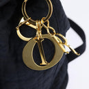 Christian Dior Canage Backpack Nylon Navy Gold Auth 146576-17