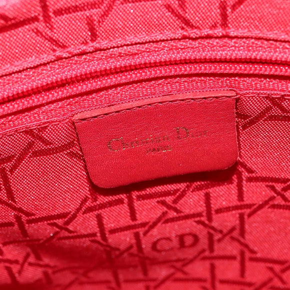 Christian Dior Canage Backpack Nylon Navy Gold Auth 146576