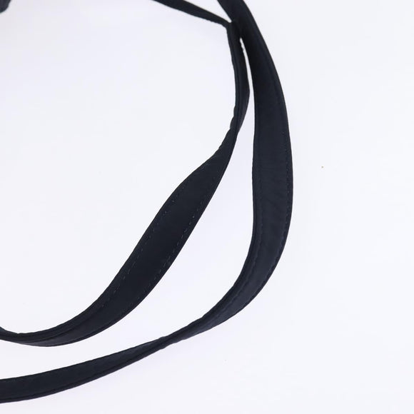 Christian Dior Canage Backpack Nylon Navy Gold Auth 146576