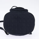 Christian Dior Canage Backpack Nylon Navy Gold Auth 146576-5