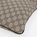 GUCCI GG Supreme Shoulder Bag PVC Beige Gold 201446 Auth 146578-9