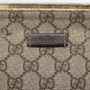 GUCCI GG Supreme Shoulder Bag PVC Beige Gold 201446 Auth 146578-17