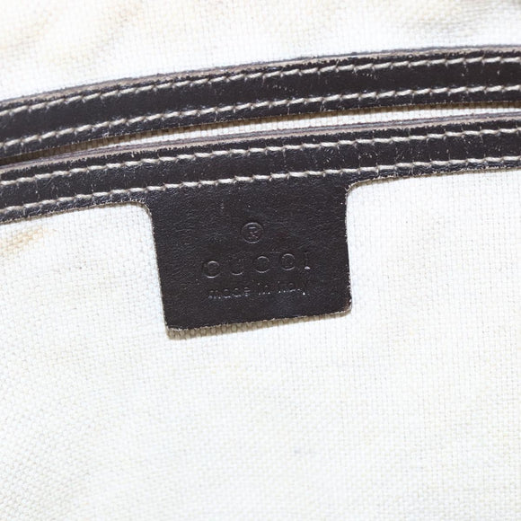 GUCCI GG Supreme Shoulder Bag PVC Beige Gold 201446 Auth 146578