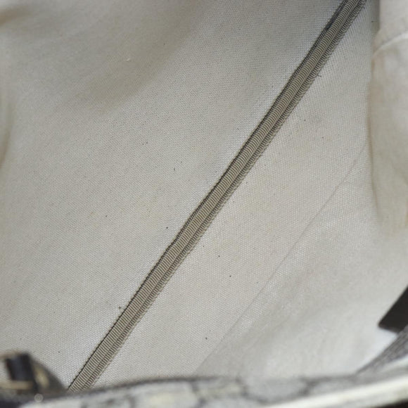 GUCCI GG Supreme Shoulder Bag PVC Beige Gold 201446 Auth 146578