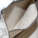 GUCCI GG Supreme Shoulder Bag PVC Beige Gold 201446 Auth 146578-21