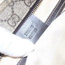 GUCCI GG Supreme Shoulder Bag PVC Beige Gold 201446 Auth 146578-12