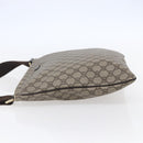 GUCCI GG Supreme Shoulder Bag PVC Beige Gold 201446 Auth 146578-3