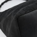 GUCCI Bamboo GG Canvas Shoulder Bag Nylon Black Silver 000 0531 Auth 146579-14