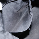 GUCCI Bamboo GG Canvas Shoulder Bag Nylon Black Silver 000 0531 Auth 146579-21