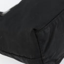 PRADA Tote Bag Nylon Black Gold Auth 146580-15