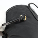 PRADA Tote Bag Nylon Black Gold Auth 146580-9