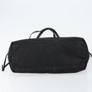 PRADA Tote Bag Nylon Black Gold Auth 146580-5
