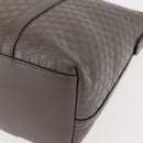 GUCCI Micro GG Guccissima Bag Leather Outlet Light gray 449656 Auth 146581-14