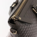 GUCCI Micro GG Guccissima Bag Leather Outlet Light gray 449656 Auth 146581-17