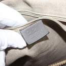 GUCCI Micro GG Guccissima Bag Leather Outlet Light gray 449656 Auth 146581-19