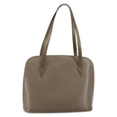 LOUIS VUITTON Epi Lussac Shoulder Bag Gray pepper M5228C LV Auth 146588-1