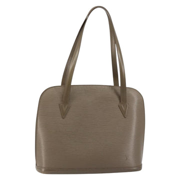 LOUIS VUITTON Epi Lussac Shoulder Bag Gray pepper M5228C LV Auth 146588