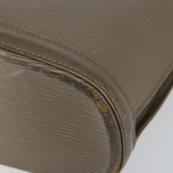 LOUIS VUITTON Epi Lussac Shoulder Bag Gray pepper M5228C LV Auth 146588