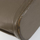 LOUIS VUITTON Epi Lussac Shoulder Bag Gray pepper M5228C LV Auth 146588-16