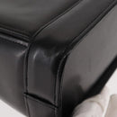 GIVENCHY Hand Bag Leather Black Gold Auth 146592-15