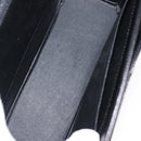 GIVENCHY Hand Bag Leather Black Gold Auth 146592-11