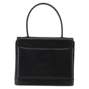 GIVENCHY Hand Bag Leather Black Gold Auth 146592-2