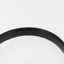 GIVENCHY Hand Bag Leather Black Gold Auth 146592-8