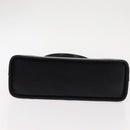 GIVENCHY Hand Bag Leather Black Gold Auth 146592-5