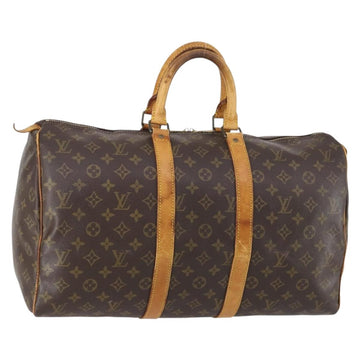 LOUIS VUITTON Monogram Keepall 45 Boston Bag M41428 LV Auth 146595