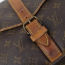 LOUIS VUITTON Monogram Saumur 35 Shoulder Bag M42254 LV Auth 146596-22