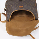 LOUIS VUITTON Monogram Saumur 35 Shoulder Bag M42254 LV Auth 146596-10